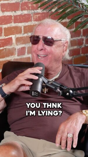Theo Von Instagram - Hadnt laughed this much in a while. It was an honor to sit down with the 16x world champ @ricflairnatureboy to chat about life in wrestling, cross-country panic attacks, chaos in rehab, his lifelong love of the ladies, and a lot more. Out now wherever you get your podcasts. Thank you Ric for your time, and thank you all for the support!