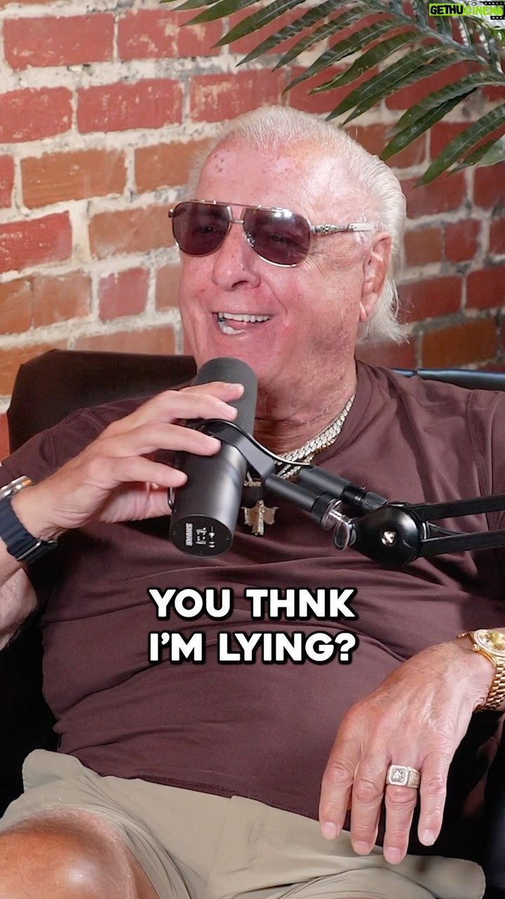 Theo Von - 596.3K Likes - Hadnt laughed this much in a while. It was an honor to sit down with the 16x world champ @ricflairnatureboy to chat about life in wrestling, cross-country panic attacks, chaos in rehab, his lifelong love of the ladies, and a lot more. Out now wherever you get your podcasts. Thank you Ric for your time, and thank you all for the support!