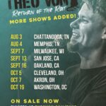 Theo Von Instagram - 🚨NEW TOUR DATES🚨 on sale now. Use code RATKING. Ticket link in bio. thanks for your support 🙏