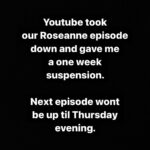 Theo Von Instagram - New episode wont be up on Youtube until Thursday because of suspension. Thanks Twitter for allowing us to post the full episode and Elon for the support. Its our most viewed episode ever! 🤯 🇺🇸