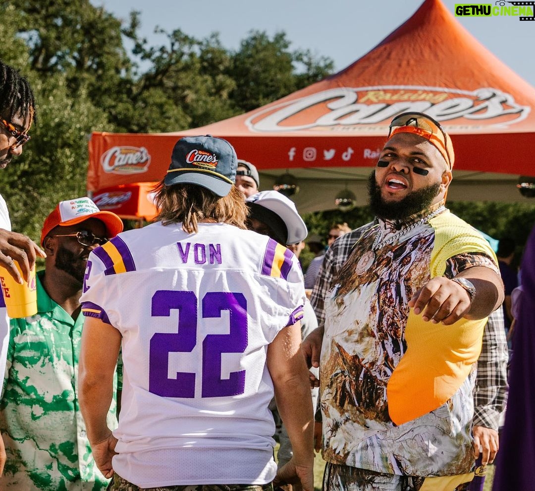 Theo Von Instagram - taking offers. still got 6 1/2 week of eligibility. God did. 🙏 🙏 @lsufootball and Louisiana for the warm welcome. No other state id rather be from. nobody do it like the boot. ❤️ 🙏 @raisingcanes 📸: @austin.gremillion