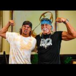 Theo Von Instagram - Channeling Hulkamaniacs everywhere i sat across from the headliner of my childhood, @hulkhogan . We talked about his early days on the union docks, alot about wrestling, being a father, and the long game of business as an entertainment icon. Thank you Hulk for your time and for being a hero to the kids in my neighborhood. We didnt have much but when wrestling came on we had it all brother! WHAT YOU GONNA DO WHEN HULKAMANIA RUNS WILD ON YOU!!! Out now wherever you get your podcasts. 📸: @mrbrianjroberts