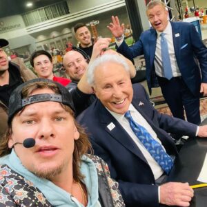 Theo Von Instagram - Cant even explain what happened but it was 🤯!! Thanks @collegegameday for letting pick some games and be part of your iconic show. It was an unreal day 🙏 Iowa is not good. @sec football is him.