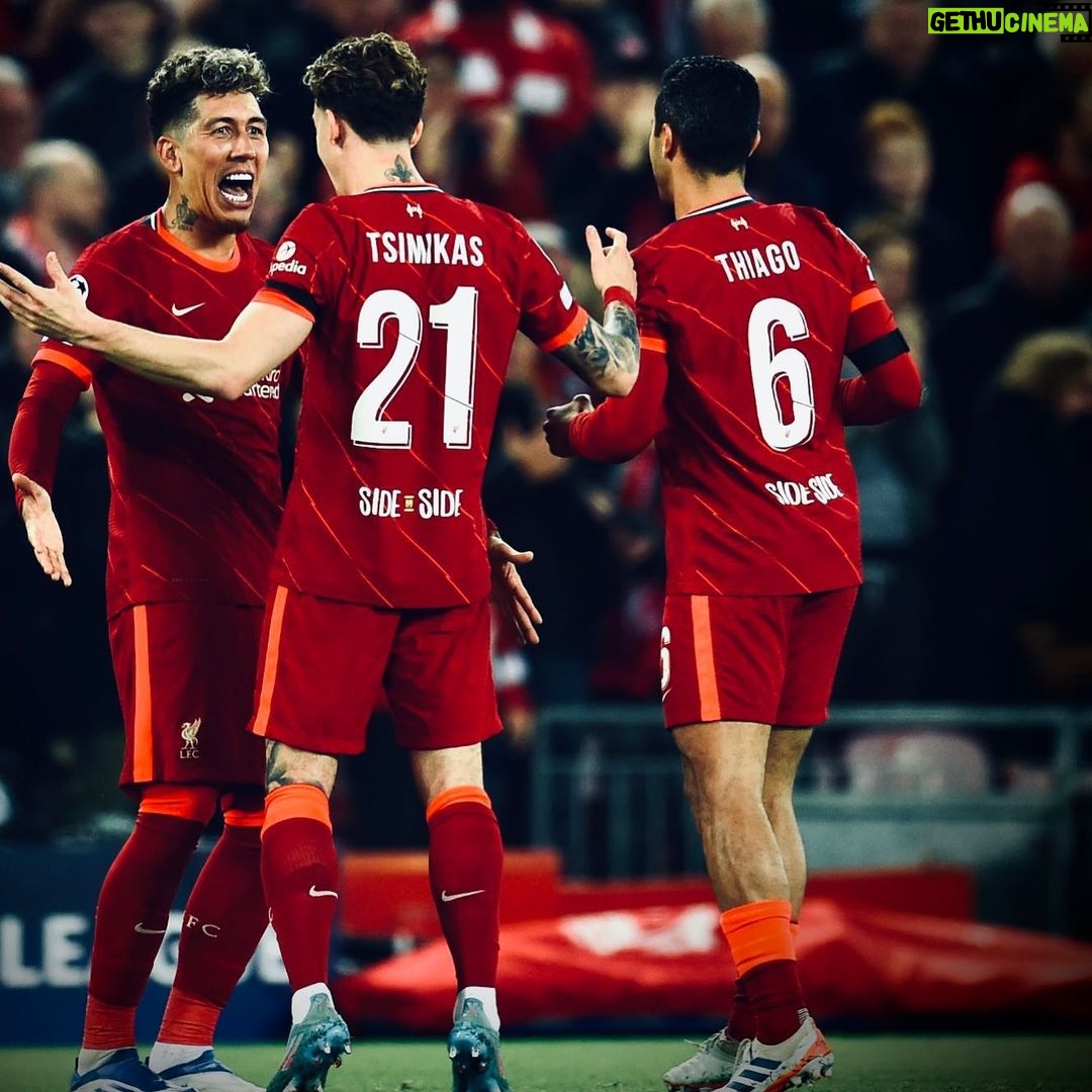 Thiago Alcántara Instagram - Champions League Semi-Final ! @liverpoolfc Anfield, Liverpool