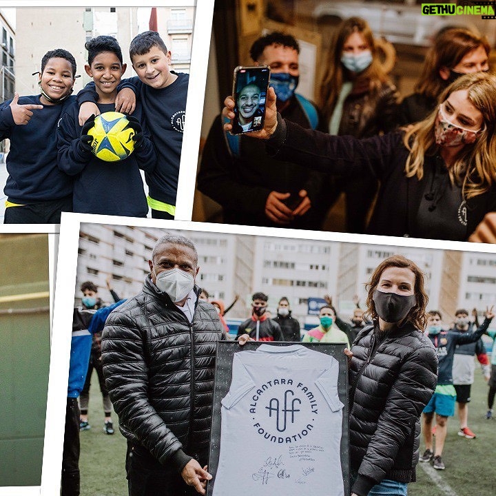 Thiago Alcántara Instagram - Muy orgullosos de estos dos años de nuestra @alcantarafound. Dos años llenos de trabajo y esfuerzo para contribuir al desarrollo personal y la integración social de quiénes más lo necesitan. Gracias a todos los que formáis parte de esta gran familia y nos ayudáis a seguir avanzando. Queda mucho camino, pero cada día estamos un paso más cerca . ¡Felicidades, @alcantarafound! #OurLegacy 💙 Very proud of these two years of our @alcantarafound. Two years full of work and effort to contribute to the personal development and social integration of those who need it most. Thanks to all of you who are part of this big family, you help us to continue moving forward. There is still a long way to go, but every day we are one step closer 💙 Happy birthday @alcantarafound! #OurLegacy