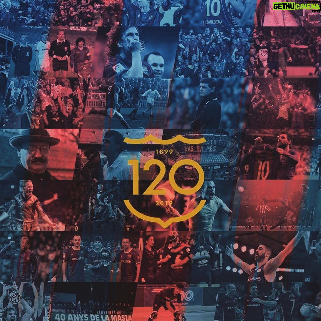 Thiago Alcántara Instagram - per molts anys, @fcbarcelona ! happy bday #Barça120