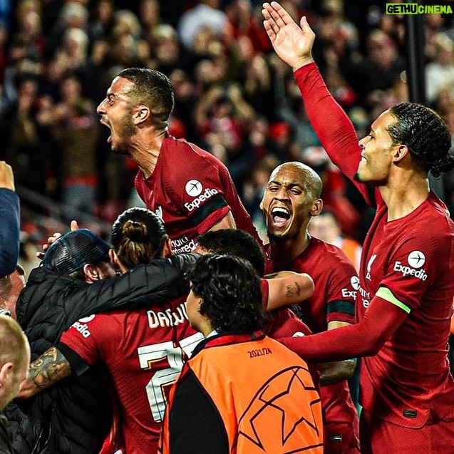 Thiago Alcántara Instagram - What a win! UP THE REDS! ❤️ Anfield, Liverpool