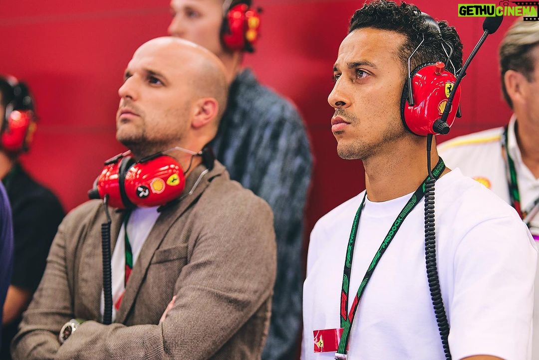 Thiago Alcántara Instagram - Grazie mille, @scuderiaferrari . Amazing experience and hospitality. Thanks for having us! 🫶🏽 🏎️ Silverstone - F1 British Grand Prix