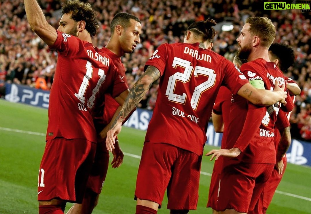 Thiago Alcántara Instagram - european win. Anfield 👏 #YNWA