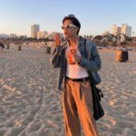 Thiti Mahayotaruk Instagram - The sun has gone so fast. Santa Monica Pier