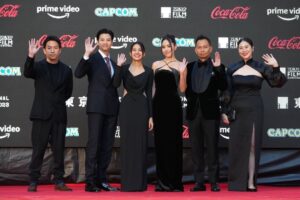 Thiti Mahayotaruk Instagram - 36th Tokyo Film Festival RedLife Teamです。 どうもありがとうございました、今からよろしくお願いします。 #ความรักเป็นสิ่งสวยงามแต่ไม่ใช่สำหรับทุกคน #เรื่องรักโลกไม่สวย #RedLife #เรดไลฟ์ #RedLifeFilms #BrandThinkCinema #ChristianLouboutin #SS23