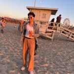 Thiti Mahayotaruk Instagram - The sun has gone so fast. Santa Monica Pier
