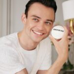 Thomas Doherty Instagram - I don’t leave the house without this. 🤍 #TIMETOPLAY, #DIORLEBAUME