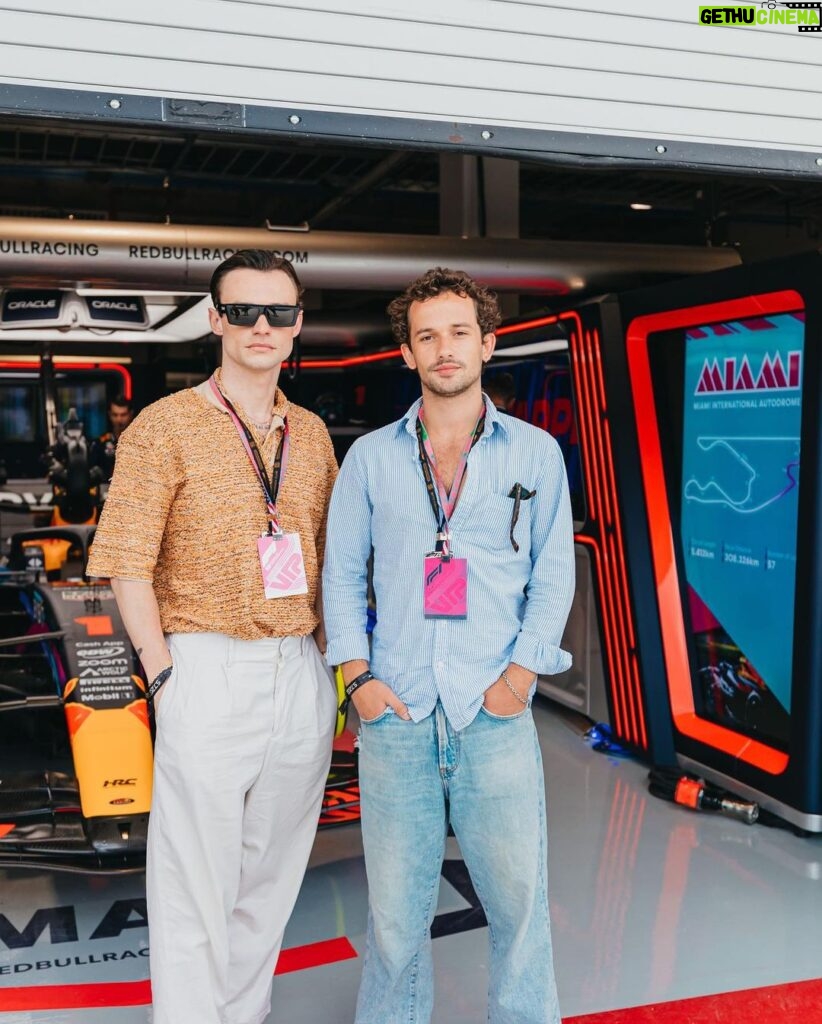 Thomas Doherty Instagram - Thanks @patron for an amazing F1 weekend in Miami #patrontequila