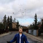 Thomas Kuc Instagram - I haven't felt snow on my face in a long time🌨 But today I did and Wow, did it feel good!❄️🙃 Łódź, Poland