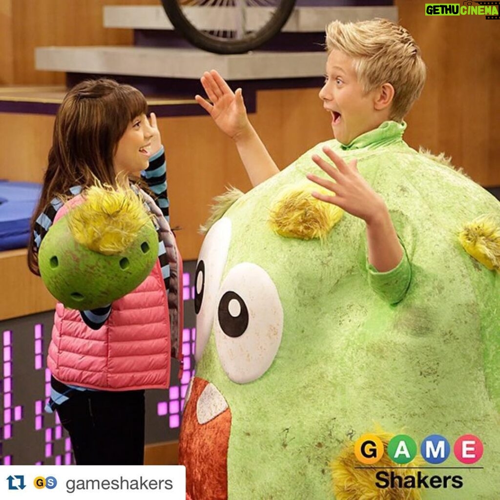 Thomas Kuc Instagram - Find out what Dirty Blob is all about in the new episode of Game Shakers at 8:30 tonight on Nick