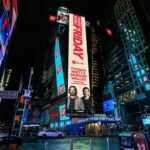 Thomas Rhett Instagram - Times Square 🤝 Mamaw’s House Thank you, @spotify!! @morganwallen #mamawshouse Times Square, New York City
