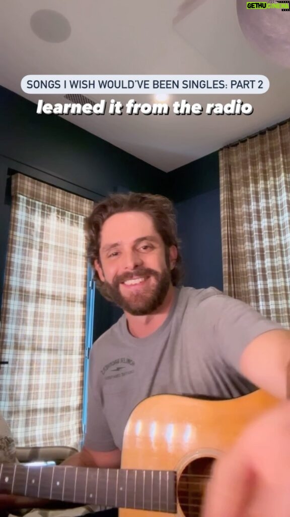 Thomas Rhett Instagram - Songs I wish would’ve been singles… part two. “Learned it From the Radio” from #TangledUp! 📻 Which song would you pick from this album? #20numberones #learneditfromtheradio #countrymusic Nashville, Tennessee