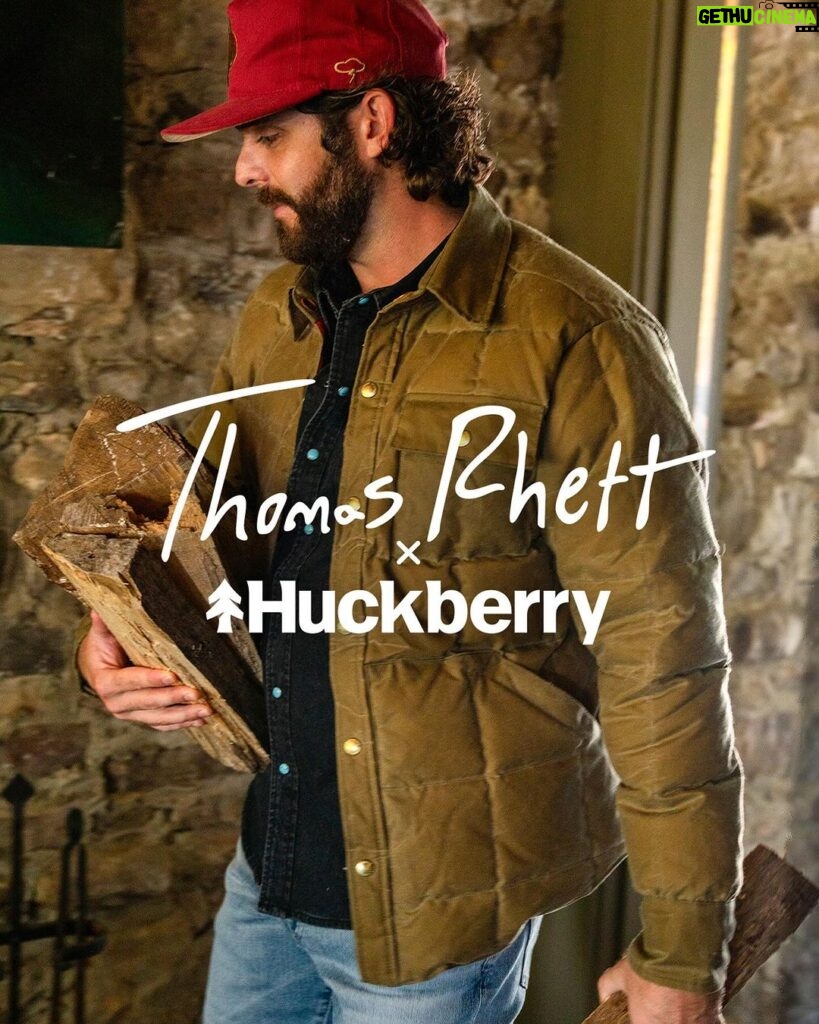Thomas Rhett Instagram - In the spirit of Veteran’s Day, I’ve teamed up with my friends at @Huckberry to create the very limited-edition American Made Capsule. All of my proceeds from this collection will go directly to @foldsofhonor to provide scholarships to families of fallen or disabled veterans. The capsule features a special turquoise-button version of Flint and Tinder’s western shirt and a super limited run of 50 waxed shirt jackets from @crescentdownworks. I really think this capsule embodies what Americana should be: made in the USA with all the right heritage details. Y’all hit the link in our bios to shop fast before this limited collab sells out!