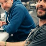 Thomas Rhett Instagram - the other side of life lately… rehearsal with the boys, finishing this album, headed out west for a week (sorry honey @laur_akins). Might get a haircut? Playing some shows. Back at it, let’s go.