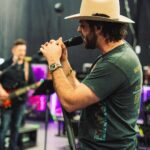 Thomas Rhett Instagram – the other side of life lately… rehearsal with the boys, finishing this album, headed out west for a week (sorry honey @laur_akins). Might get a haircut? Playing some shows. Back at it, let’s go.