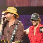 Thomas Rhett Instagram – It breaks my heart to hear about the passing of Toby Keith… I’ve known Toby since I was a kid. He used to run around in the same circle as my dad. When I signed my first record deal in 2012, Toby was the very first person to take me on tour… I watched his show every single night just trying to soak up as much as I could. I learned so much about how to write songs, how to perform, and how to entertain from Toby Keith. I am so honored to say that I got to share the stage with him. Toby – I hope your soul rests easy brother.
