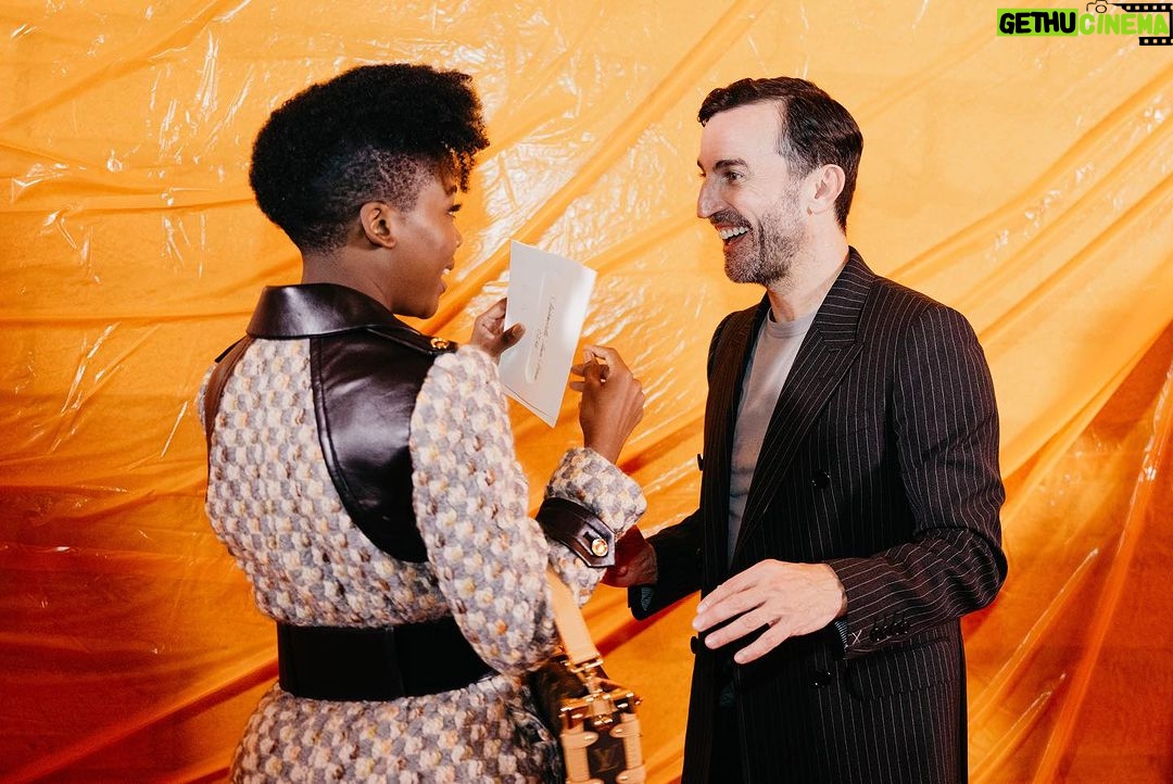 Thuso Mbedu Instagram - Thank you @louisvuitton and @nicolasghesquiere for a great time with the fam!!!! From start to finish - the energy is insane, always buzzing with laughter, love and creativity ππ€£π«ΆπΎ Captured by @aust_malema @_rtcstudios