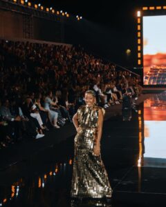 Thuso Mbedu Instagram - L’ORÉAL PARIS LE DEFILE So happy to walk for a purpose and hold our continent down as the SSA Ambassador 🫶🏾✨🫶🏾 Captured by @_rtcstudios @aust_malema #LeDefileLoreal #WalkYourWorth #LorealPFW