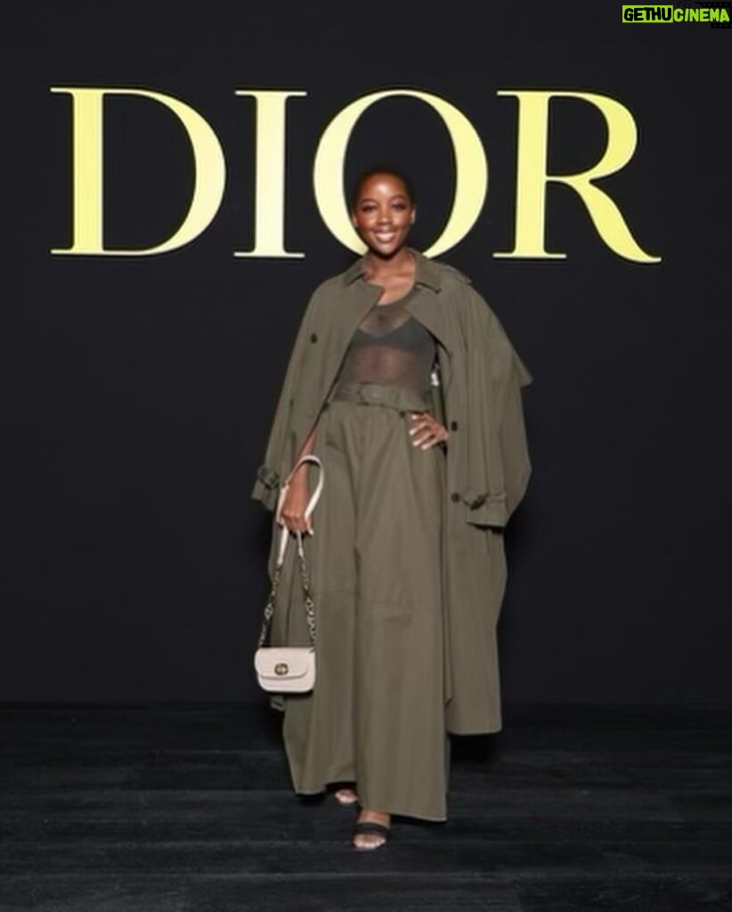 Thuso Mbedu Instagram - PARIS FASHION WEEK Dior Spring-Summer 2024 Ready-To-Wear show Dressed by @dior @mariagraziachiuri Captured by @_rtcstudios @aust_malema Makeup @jessicasmalls Hair @naivashaintl #DiorSS24