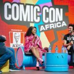 Thuso Mbedu Instagram – Thank you @comicconafrica for making my very first Comic Con experience such a wonderful one. I think it’s beautiful that my first experience was not only in my home country but it was with my first comic🫶🏾

Thank you @sebastian.a.jones and @strangercomics for letting me co-pen an episode of Niobe’s epic story! 

Thank you to everyone who received us so well. I appreciate you❤️

Captured by @_rtcstudios @aust_malema 
Styled by @chloeandreawelgemoed in @thebemagugu 
Shoes and bag @stevemaddensa 
Shades @sunglasshut 
Accessories @lovisajewellery 
Makeup @nonifemi_makeup
