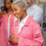 Thuso Mbedu Instagram - L’Oréal Lab Visit 💗 Captured by @_rtcstudios Styled by @chloeandreawelgemoed Suit by @willetdesignscouture Hair by @urban_mimz Makeup by @nonifemi_makeup