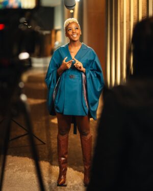 Thuso Mbedu Instagram - Thuso Mbedu in Thebe Magugu 

All dresses by @thebemagugu 
Styled by @chloeandreawelgemoed 
Hair by @urban_mimz 
Makeup by @nonifemi_makeup 
Captured by @_rtcstudios 
@lorealparis SA