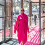 Thuso Mbedu Instagram - Thuso Mbedu in Thebe Magugu All dresses by @thebemagugu Styled by @chloeandreawelgemoed Hair by @urban_mimz Makeup by @nonifemi_makeup Captured by @_rtcstudios @lorealparis SA