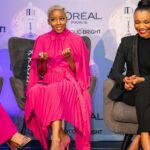 Thuso Mbedu Instagram - Thuso Mbedu in Thebe Magugu All dresses by @thebemagugu Styled by @chloeandreawelgemoed Hair by @urban_mimz Makeup by @nonifemi_makeup Captured by @_rtcstudios @lorealparis SA