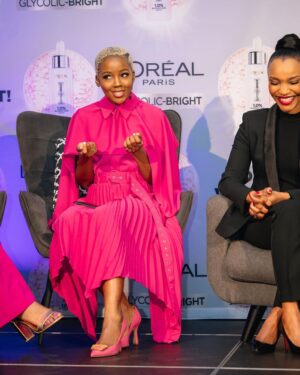 Thuso Mbedu Instagram - Thuso Mbedu in Thebe Magugu 

All dresses by @thebemagugu 
Styled by @chloeandreawelgemoed 
Hair by @urban_mimz 
Makeup by @nonifemi_makeup 
Captured by @_rtcstudios 
@lorealparis SA