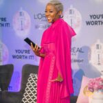 Thuso Mbedu Instagram - Thuso Mbedu in Thebe Magugu All dresses by @thebemagugu Styled by @chloeandreawelgemoed Hair by @urban_mimz Makeup by @nonifemi_makeup Captured by @_rtcstudios @lorealparis SA
