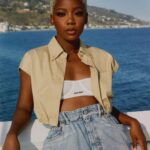 Thuso Mbedu Instagram - Miu Miu Summer Club ☀️ Dressed by @miumiu Malibu Pier