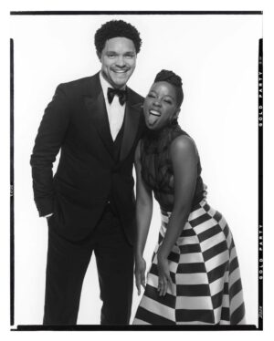 Thuso Mbedu Instagram - ✌🏾🤪

#GoldParty #VanityFairOscarParty

Dressed by @dior