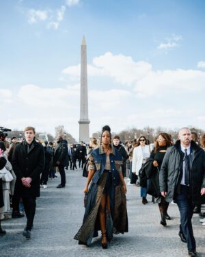 Thuso Mbedu Instagram - First Paris Fashion Week courtesy of @dior 

Photographer: @aust_malema @_rtcstudios 
Makeup: @jessicasmalls using @diorbeauty 
Hair: @hairbyromorgan 
Dressed by: @dior