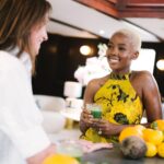Thuso Mbedu Instagram - 💛 Blonde hair and A spa treatment while cruising through Paris on a boat. Two favorite firsts☺️