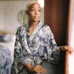 Thuso Mbedu Instagram - 💛 Blonde hair and A spa treatment while cruising through Paris on a boat. Two favorite firsts☺️