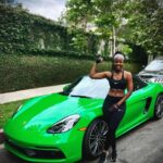 Thuso Mbedu Instagram - Everybody needs someone who will kick their butt then gas them up like @gabrielamclain 😂🤣😂 The number of times she said the Porsche 718 Boxster suits me. I said skrrrrrr I agree 😌 Thank you @porscheusa for the quality time with my new bestie 🏎️💨🍃