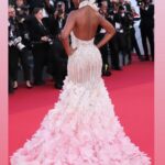 Thuso Mbedu Instagram - • CANNES • The details🥰 Makeup by @jessicasmalls Hair by @barthair Dress by @eliesaabworld Styled by @waymanandmicah Jewelry by @chopard Images courtesy of @gettyimages Oh yes. When “Elemental” comes out, go watch it. It was a delight🥰