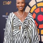 Thuso Mbedu Instagram - Had an absolutely great time at the #ctaopblockparty where we, with the FastX family, celebrated all the amazing work @charlizeafrica and the @ctaop have done over the last 16 years. To hear the amazing stories and to be in a space full of love and laughter was everything 🚀 Dressed by @dior Images courtesy of @gettyimages
