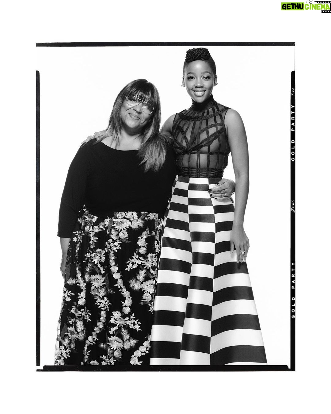 Thuso Mbedu Instagram - More nights like these 🖤 Every time I take a picture I can hear Gina’s voice in my head say: “Is Thuso’s tongue out again?” And you know what… 90% of the time it is 🥹😂🤣😂😜 (every single photo opp from this night had a tongue out version…) Even when I’m doing fittings with my stylists there’s always this moment of silence as they wait for “The tongue”. If I smile and nod it means I like the outfit but if I give “the tongue” It means I LUUUUURV the fit😂🤣😂🤣😂😭😭😭 it’s funny because I didn’t realize that it’s something I did until Micah pointed it out😂🤣😂😭😭😭