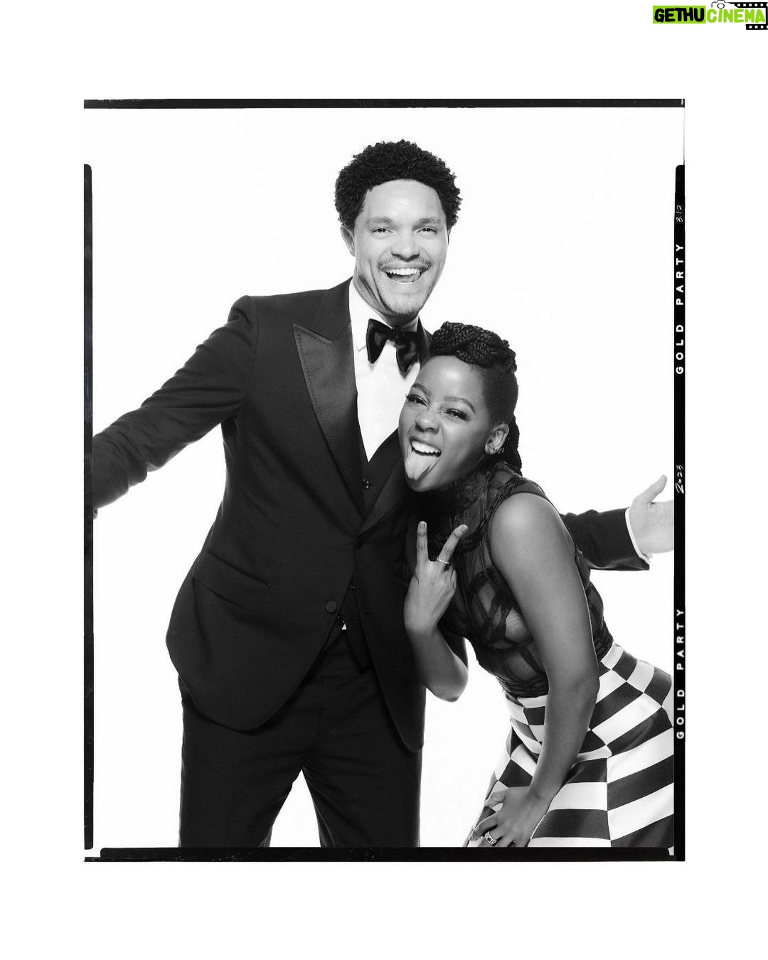 Thuso Mbedu Instagram - More nights like these 🖤 Every time I take a picture I can hear Gina’s voice in my head say: “Is Thuso’s tongue out again?” And you know what… 90% of the time it is 🥹😂🤣😂😜 (every single photo opp from this night had a tongue out version…) Even when I’m doing fittings with my stylists there’s always this moment of silence as they wait for “The tongue”. If I smile and nod it means I like the outfit but if I give “the tongue” It means I LUUUUURV the fit😂🤣😂🤣😂😭😭😭 it’s funny because I didn’t realize that it’s something I did until Micah pointed it out😂🤣😂😭😭😭