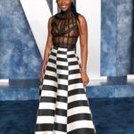 Thuso Mbedu Instagram - ✌🏾🤪 #GoldParty #VanityFairOscarParty Dressed by @dior