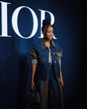 Thuso Mbedu Instagram - First Paris Fashion Week courtesy of @dior 

Photographer: @aust_malema @_rtcstudios 
Makeup: @jessicasmalls using @diorbeauty 
Hair: @hairbyromorgan 
Dressed by: @dior