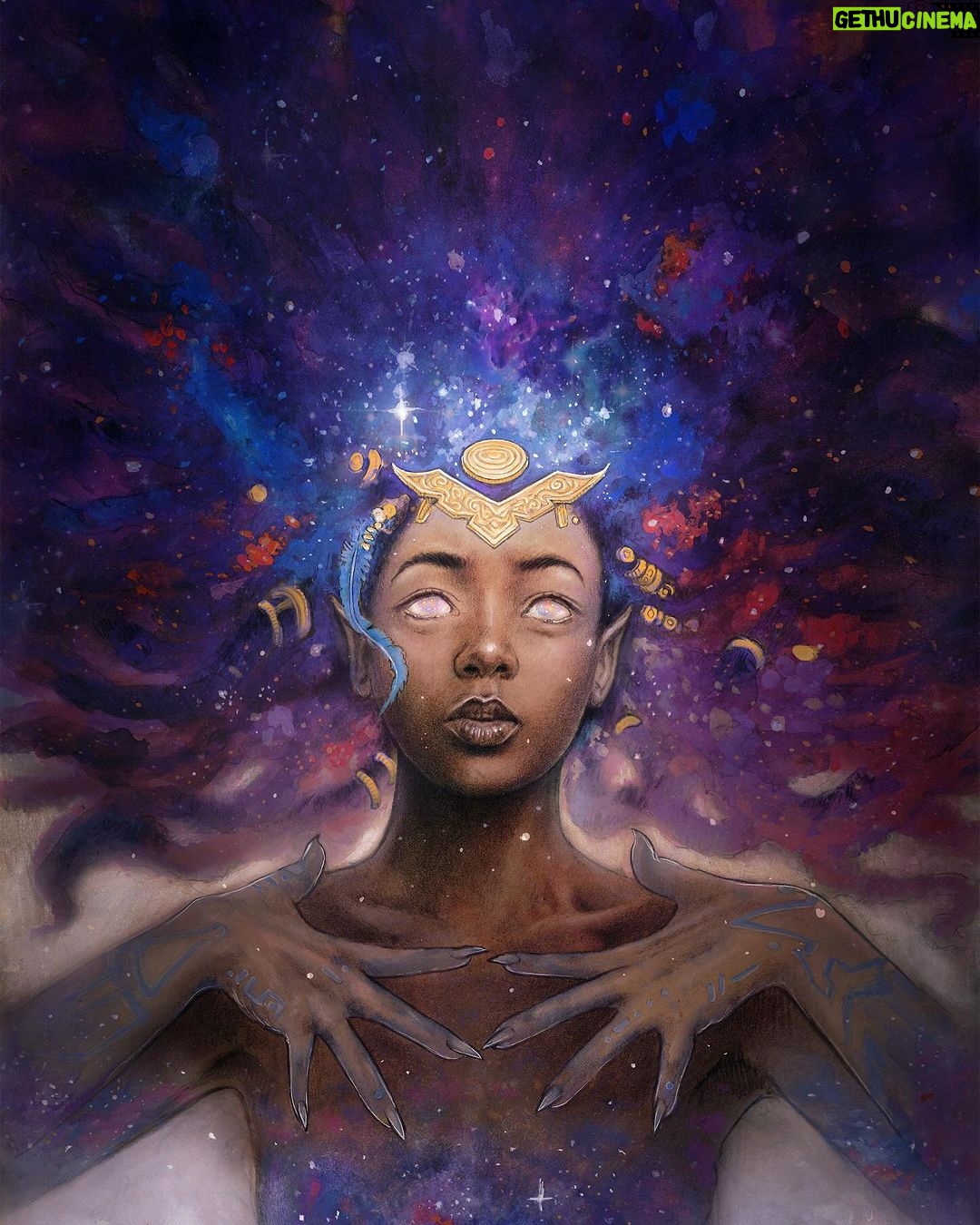 Thuso Mbedu Instagram - Never in my life did I ever imagine that I’d do something as cool as co-writing a comic 😯 It’s something I would’ve wanted to do but never actually thought I COULD do because how, sway??? So I’m very happy to announce that the latest episode of Niobe that I had the privilege of co-writing with @strangercomics @sebastian.a.jones is finally live for presale now!!!!!! I’m so excited. There will be art prints, comics, and digital download options so get your copies which you can get on kickstarter (link in @strangercomics bio)🥹🥳 Frame 1 Artist: @_ivantao_ Frame 2, 3, 4, 10 Artist: @caananwhiteart Frame 6 & 9 photographed by @_rtcstudios Frame 7 Artist: @tehanifarr (Frame 10 art inspired by @bandrybarry 😉)