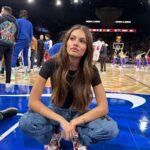 Thylane Blondeau Instagram - Thank you @nbaeurope had so much fun ❤️ #nbaparis Accor Arena
